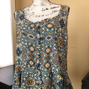 😎☀️Sleeveless Boho Aztec Xhileration Tank